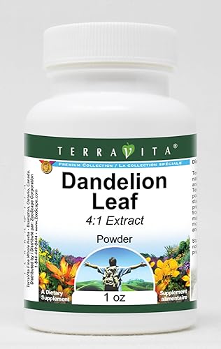 Terravita Polvo de extracto 41 de hoja de diente de león (1 oz, ZIN 513852) - Paquete de 3