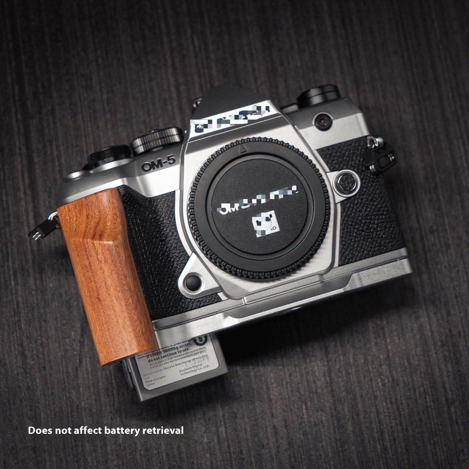 Amazon | オリンパスOM 5 Mark II用木製カメラハンドグリップハンドルL