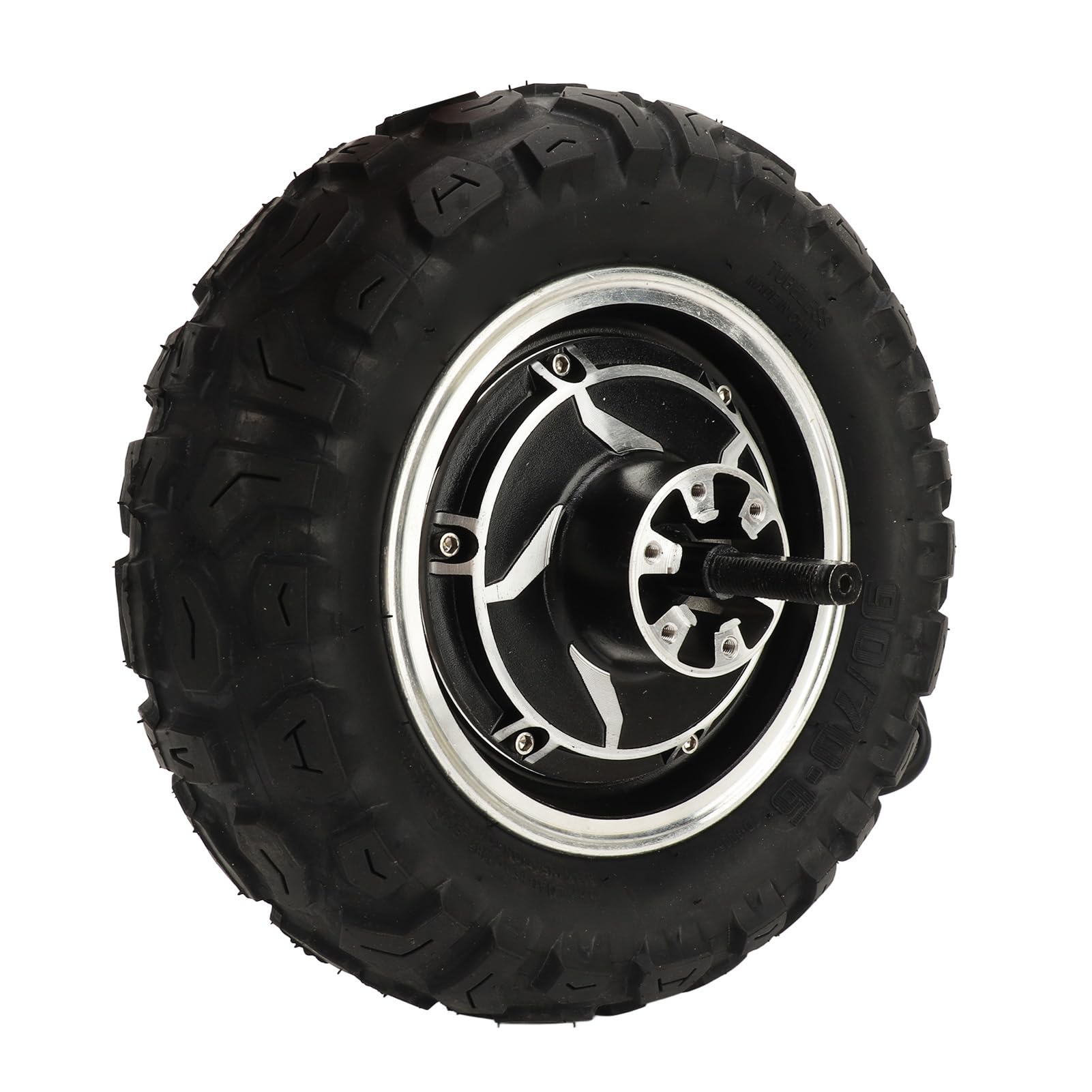 Electric Bike Hub Motor, Durable Quiet Operation Safe Riding Brushless Wheel Hub Motor 10in for Electric Motorcycle