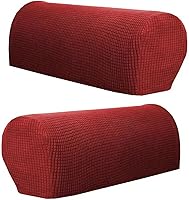 Vista 9 de 2 fundas de poliéster antideslizante para sillón, fundas elásticas para reposabrazos de sofá, fundas elásticas para reposabrazos, protector de Enviar