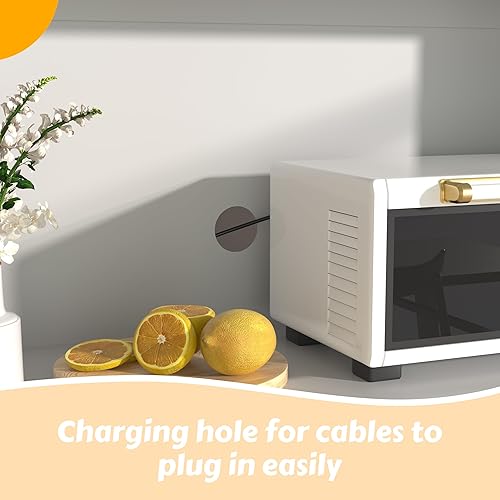 Miniatura 8 de VEIKOU Buffet de despensa de 71 pulgadas con cabaña armario de almacenamiento de cocina independiente con 2 cajones armario de despensa alto con