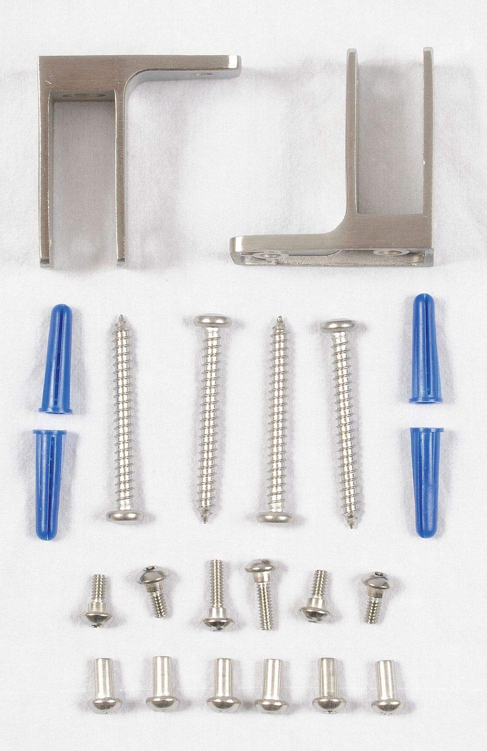 Global PARTITIONS Wall Pilaster Brkt for Phenolic Partition, 2-1/2