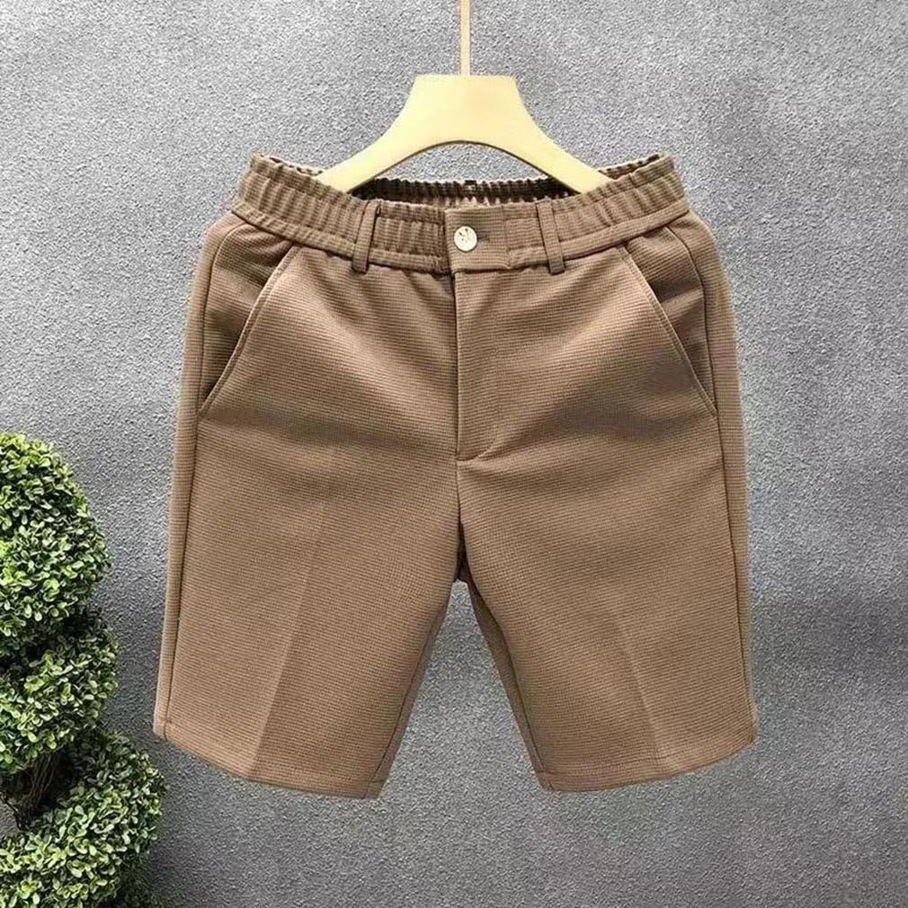 Men's Business Suit Shorts Slim Fit Summer Casual Daily Wear Shorts