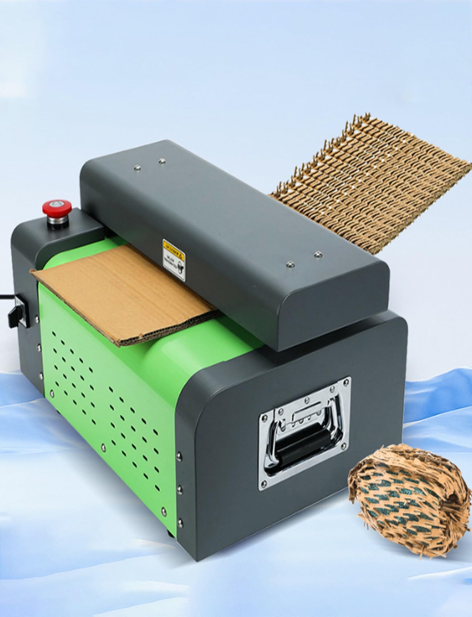 JXYQ Cardboard Cutting Shredder Machine, 300 cm/min Speed, 325 mm Cutting Width for Effective Waste Carton Paper Cushioning in Packaging Solutions
