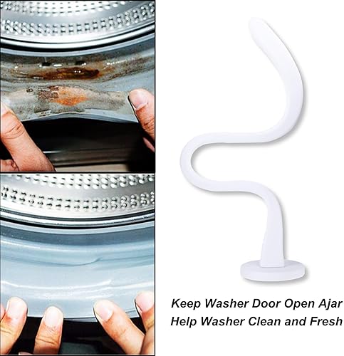 Miniatura 5 de Soporte magnético para puerta de lavadora, soporte de puerta de lavadora de carga frontal, mantiene la puerta de la lavadora abierta, accesorio de