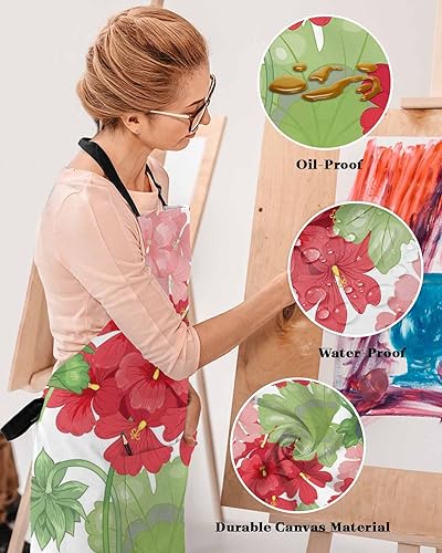 Miniatura 4 de Kitchen Cooking Apron Server Aprons,Hockey Sport Theme Chef Aprons Waterproof Apron Kitchen Aprons for Women Men