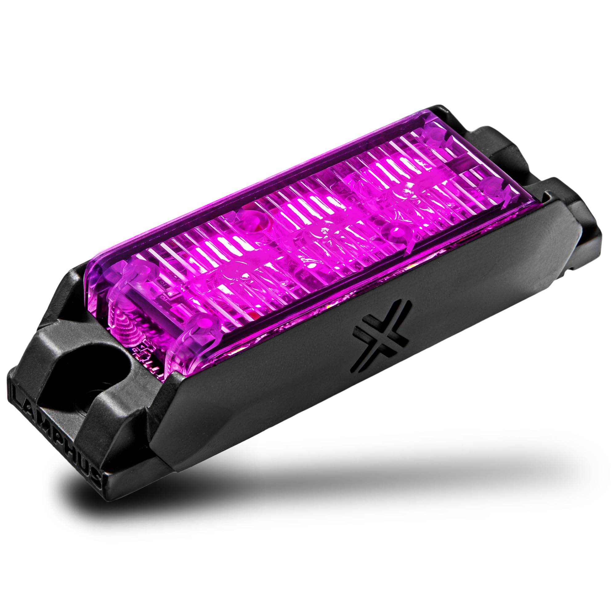 LAMPHUS NanoFlare 3W Purple LED Police Grill Strobe Warning Light for Truck