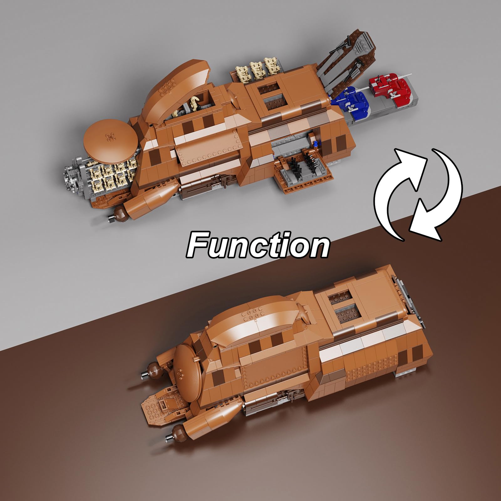Amazon.com: BuildingBoat Battle Trade Federation Droid Ship Multi