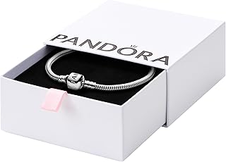 PANDORA Moments Barrel Clasp Snake Chain Bracelet - Bracelet for Women - With Gift Box