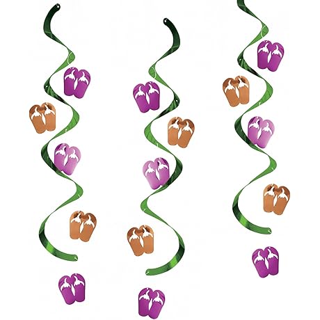 5-Count 6-inch Dizzy Dangler Hanging Party Decorations with Owl Designs for Festive Occasions