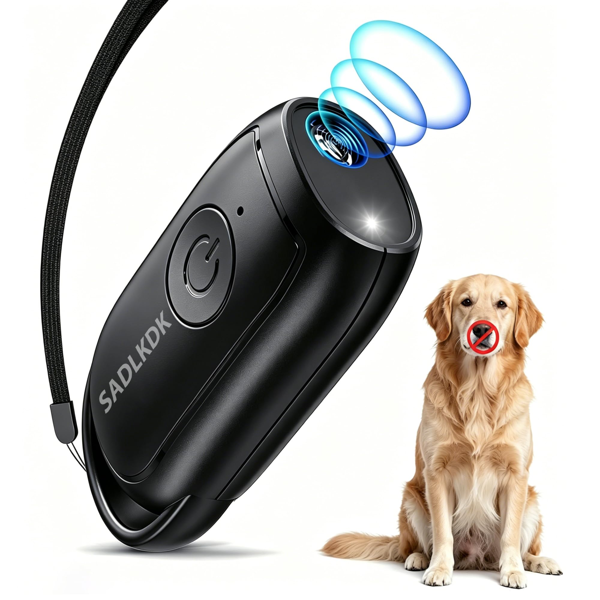 SADLKDK Anti Barking Device for Dogs, Ultrasonic Dog Bark Deterrent