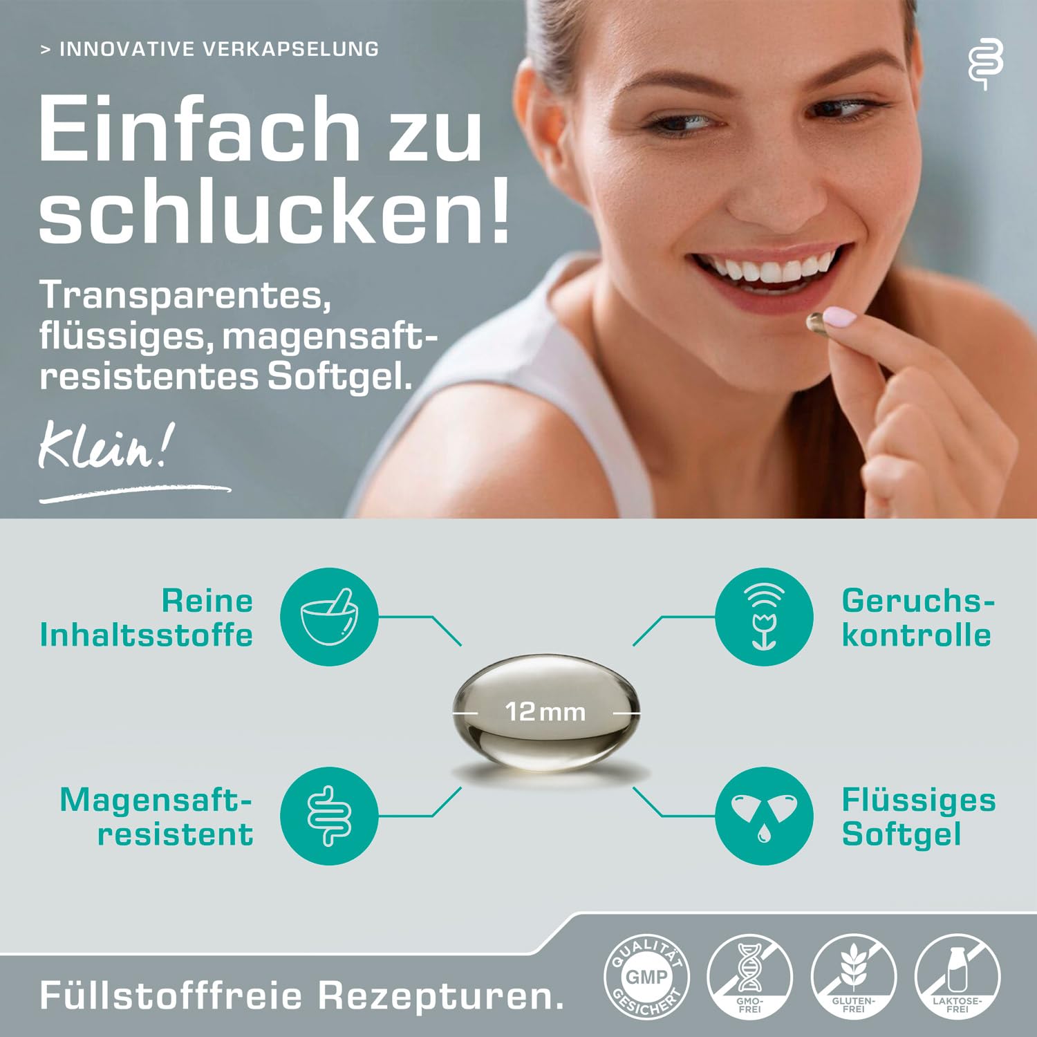 TauBiotic® von RedoxBox® – Butyrate (Tributyrin 500 mg) für Mikrobiota Nahrungsergänzungsmittel - 90 Enterische Weichkapseln