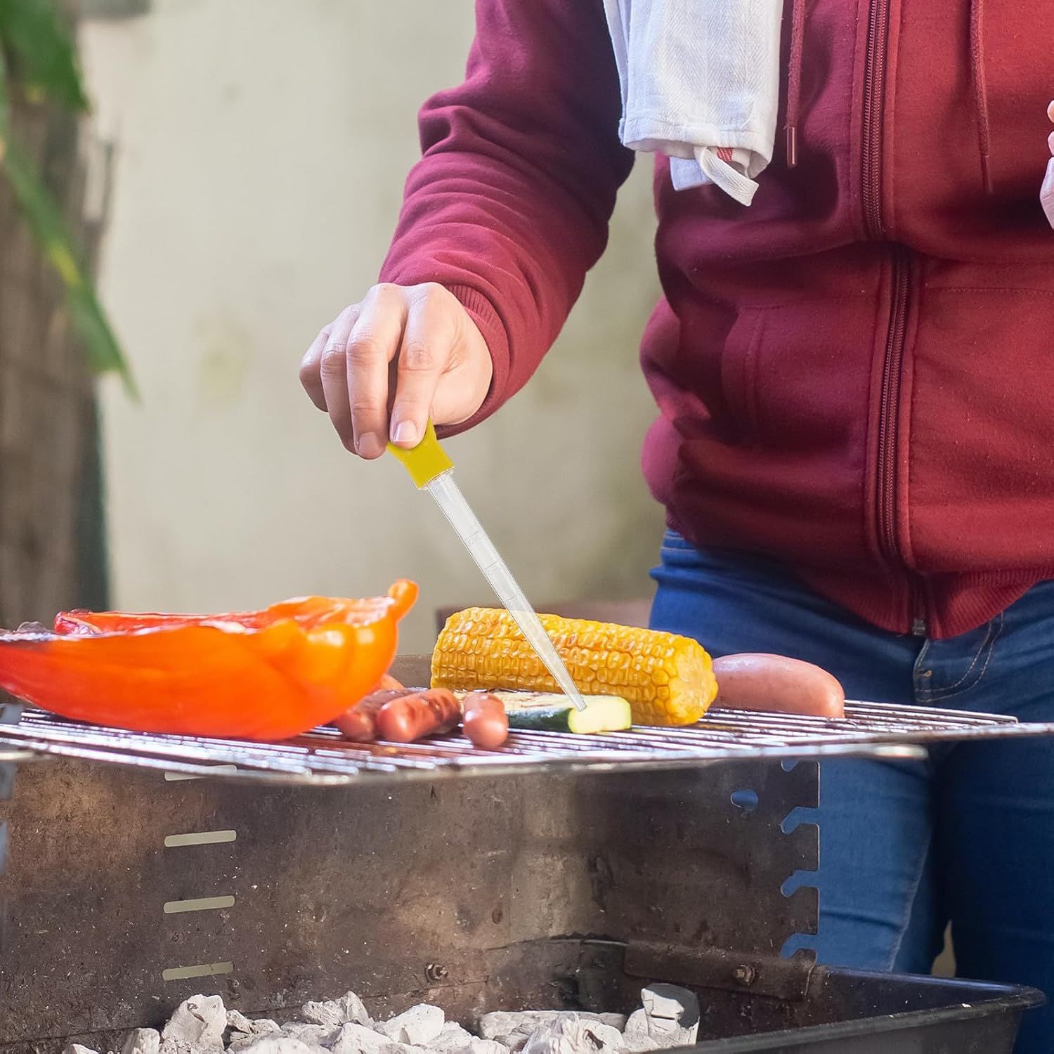 Marinade Baster for Meat Reusable Plastic Turkey Dropper