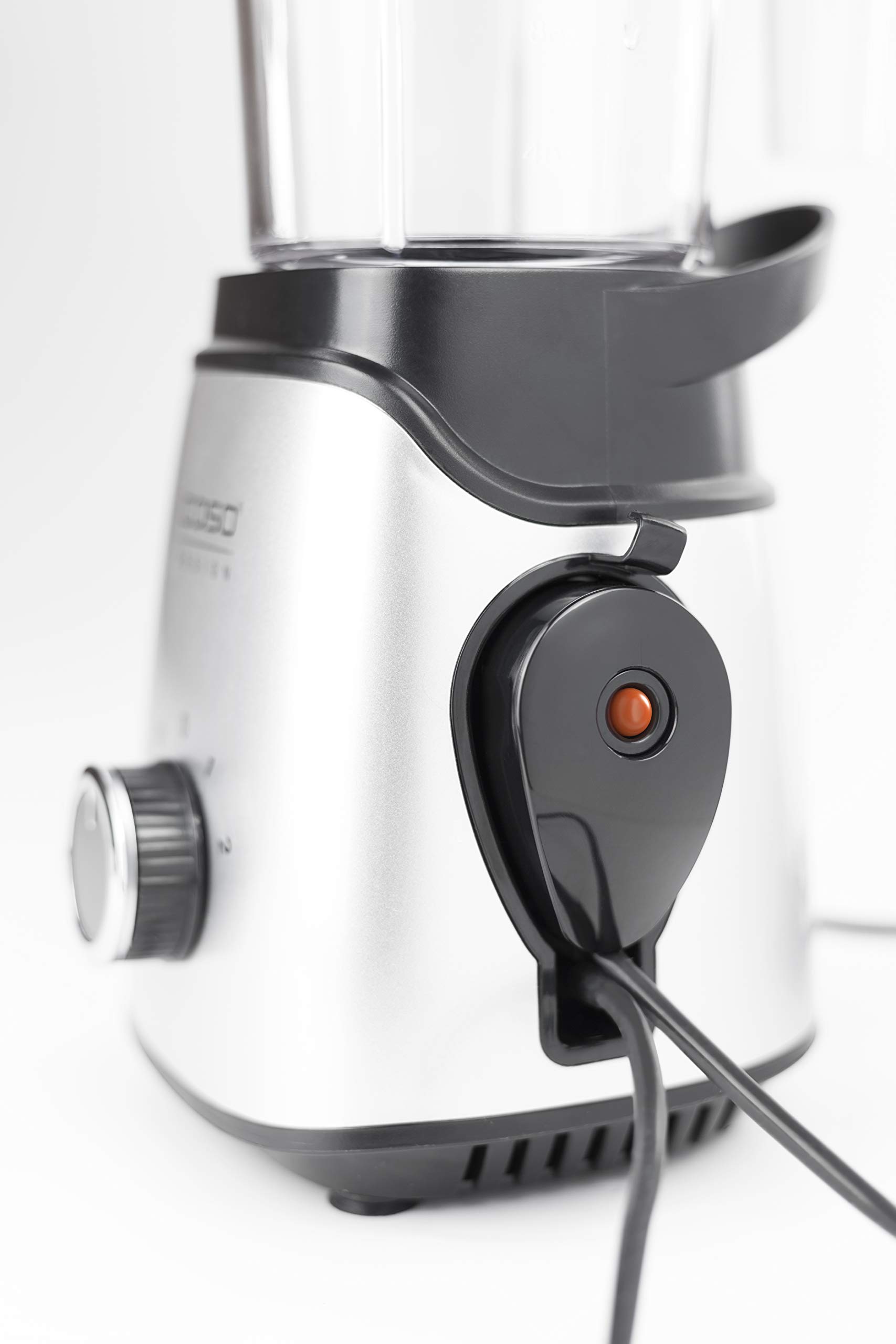 Caso Mixer mit Vakuumfunktion B300 VacuServe Edelstahl, 300 W, BPA-freies Tritan, 0,7 L, Mini-Chopper, 20000 U/min, Typ Mixer (03608) marca CASO