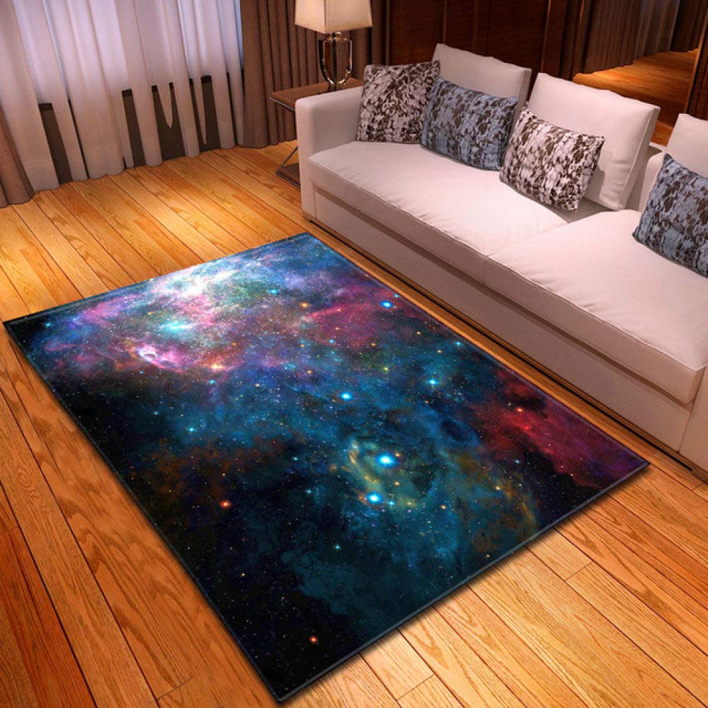Tapis univers en polyester pour décorer votre salon et votre cuisine