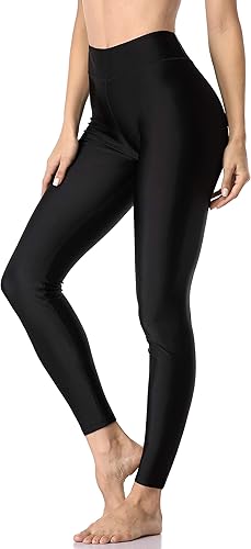 ATTRACO Pantalones de natación de talle alto - Leggings de natación para mujer