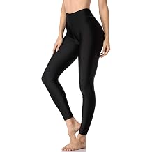 ATTRACO High Waisted Swim Pants - Womens Swim Leggings