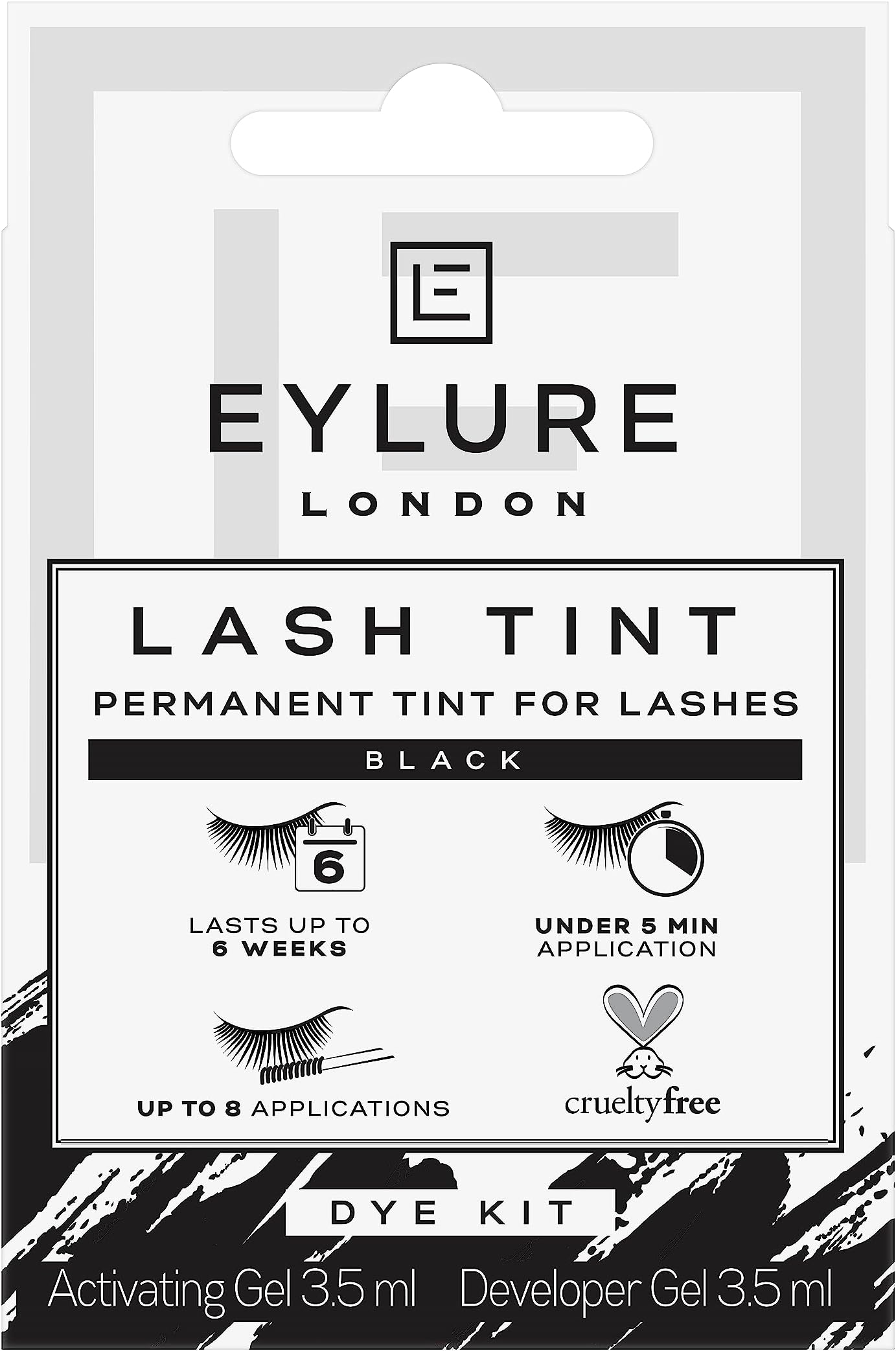 Pro Dylash Lash, Black, 4 Count (Pack of 1)