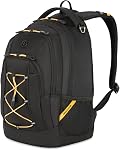 SWISSGEAR Bungee Laptop Backpack Fits up to 13-Inch Laptop, for School, Work, & Travel with Elastic Front Cord, 17-Inch