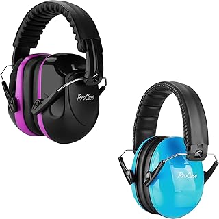 ProCase Kids Ear Protection, SNR 34dB Noise Cancelling Headphones, Sound Proof Hearing Protection Ear Muffs for Fireworks, Autism, Lawn Mowing, Shooting, Studying, Adults and Kids