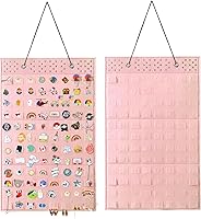 Vista 12 de 2 piezas M-96 ranuras para colgar en la pared, estuche de exhibición de colección de pines, soporte de almacenamiento de colección de broches
