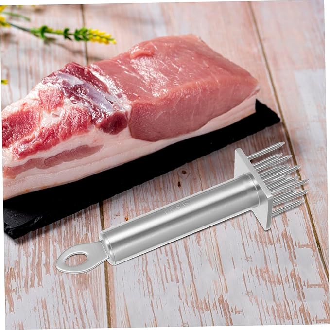 Martillo ablandador de carne de acero inoxidable con mango ergonómico miniatura 7