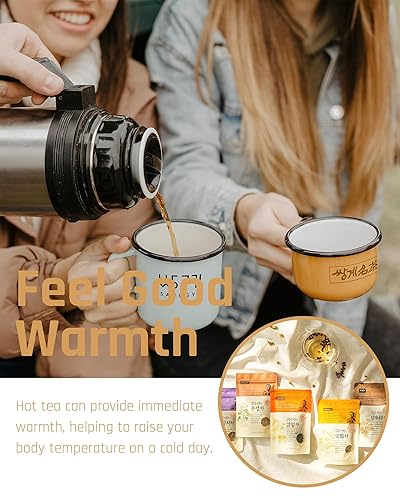 Miniatura 5 de Ssanggye Té de flores de crisantemo, 0.88oz, 100 % natural, té de hierbas coreano de primera calidad, sin cafeína, refrescante, floral, tostado,