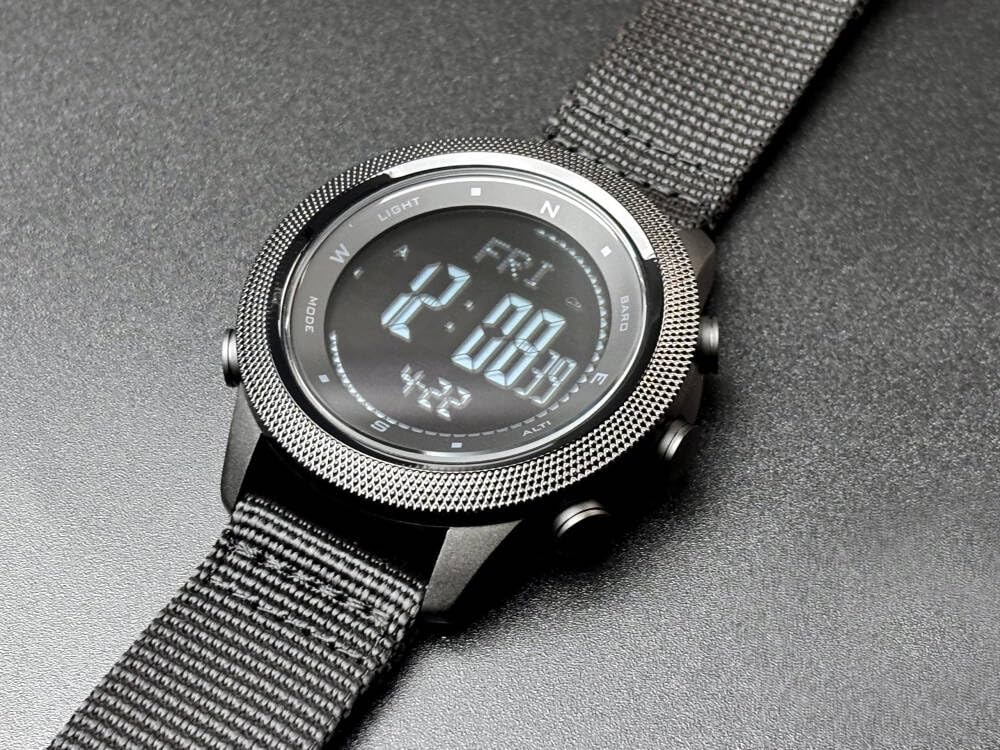 North Edge APACHE-46 - Reloj digital para hombre, 46 mm, para deportes al aire libre, correr, natación, deportes al aire libre, altímetro, barómetro, brújula