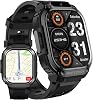 MIDDOW Military Smartwatch for Men 4G LTE WiFi GPS, 2.13 AMOLED Display Bluetooth Calls, 16GB Storage Extra-Large Battery, Fitness Tracker & Health Monitor, Compatible with iOS & Android