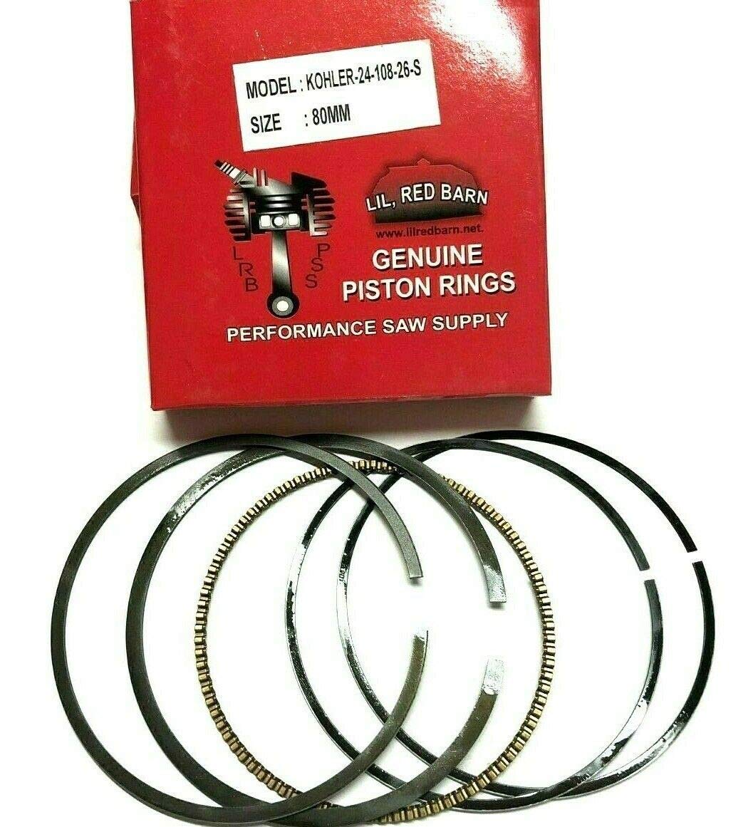Amazon.com: Lil Red Barn Piston Rings Replaces Kohler 24-108-26-s