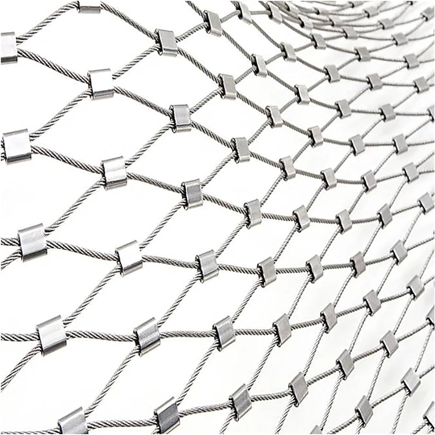 Treillis en acier inoxydable durable avec maille rigide de 8cm
