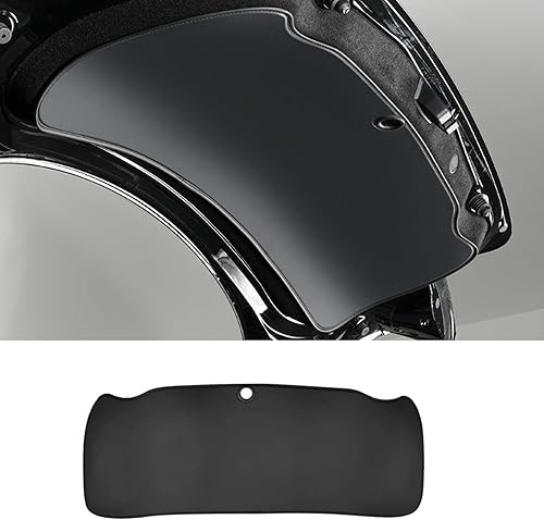 Miniatura 8 de Alfombrilla protectora de cuero negro para maletero trasero para Tesla Model Y 2020-2024, protector de maletero, forro interior para todo tipo de