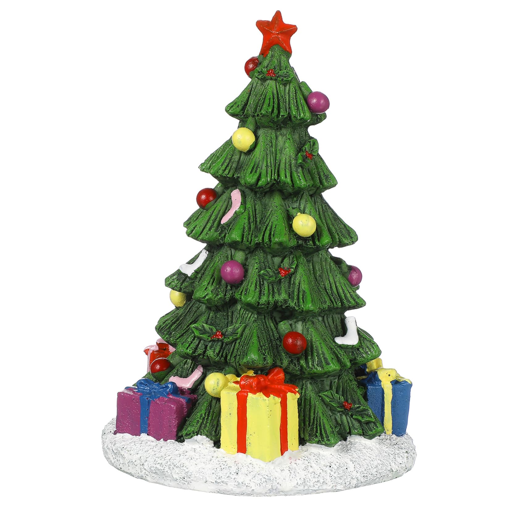 Toyvian Décor Aquarium Résine Arbre Artificiel pour Accessoire de Décoration Compact Élégant pour Aquarium