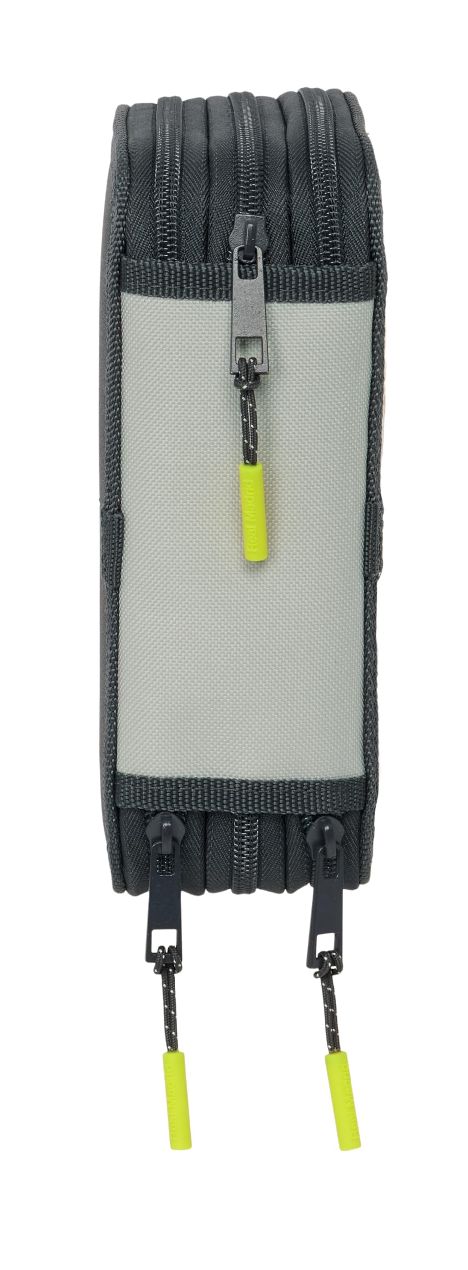 Real Madrid Attrezzature 25/26 - Astuccio scolastico con 37 utensili inclusi, astuccio per bambini, ideale per bambini dai 5 ai 14 anni, comodo e versatile, qualità e resistenza, 12,5 x 5,5 x 19,5 cm