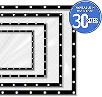 Vista 6 de Covers & all Lona Transparente de Servicio Pesado Impermeable, Lona Transparente de 20 mil con Ojales, Lona para Exteriores para Cubiertas de Patio