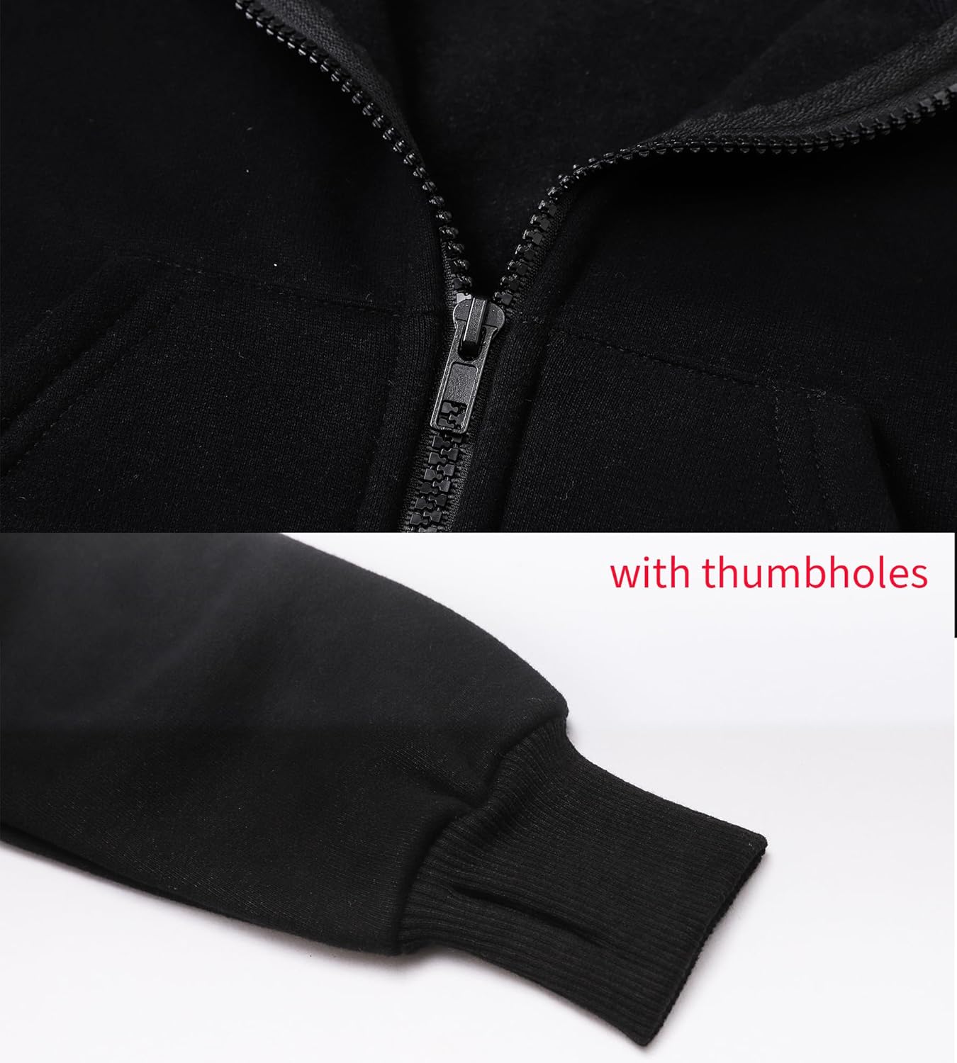 J·E Sterguard Girls' Fashion Hoodies Sweatshirts Fleece Zip-Up Hoodie for Girls and Boy 6-14 Year Old Girl Clothes - Image 6