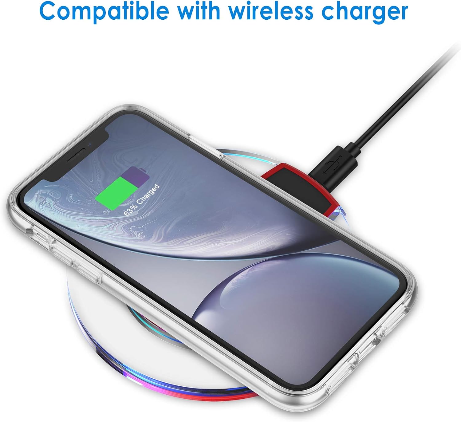 JETech Case for iPhone XR 6.1-Inch, Shockproof Bumper Cover, Clear : Cell Phones & Accessories