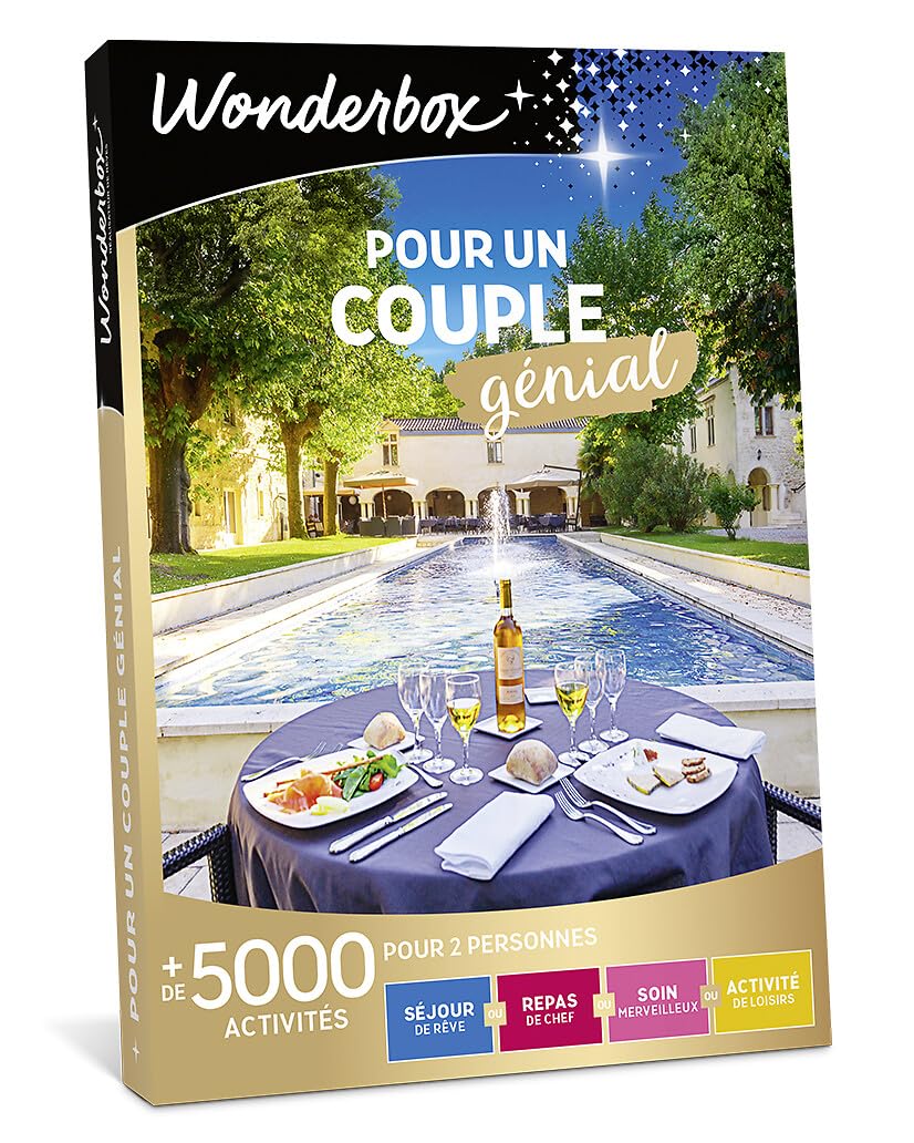 Wonderbox - pour Un Couple Génial - Coffret Cadeau - Idée Cadeau Multi Activités