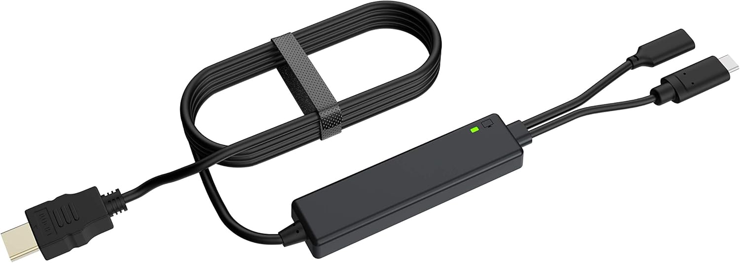 USB Type CtoHDMI Dock Replacement Cable for Nintendo Switch Black