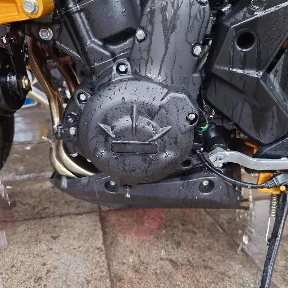 Per KAWASAKI Versys 650 2006-2021 Protezione Carter Motore Per Moto Coperchio Di Protezione Del Motore(Carbon-Look)