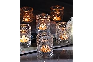 Versatile Clear Glass Votive Candle Holders for Various Occasions