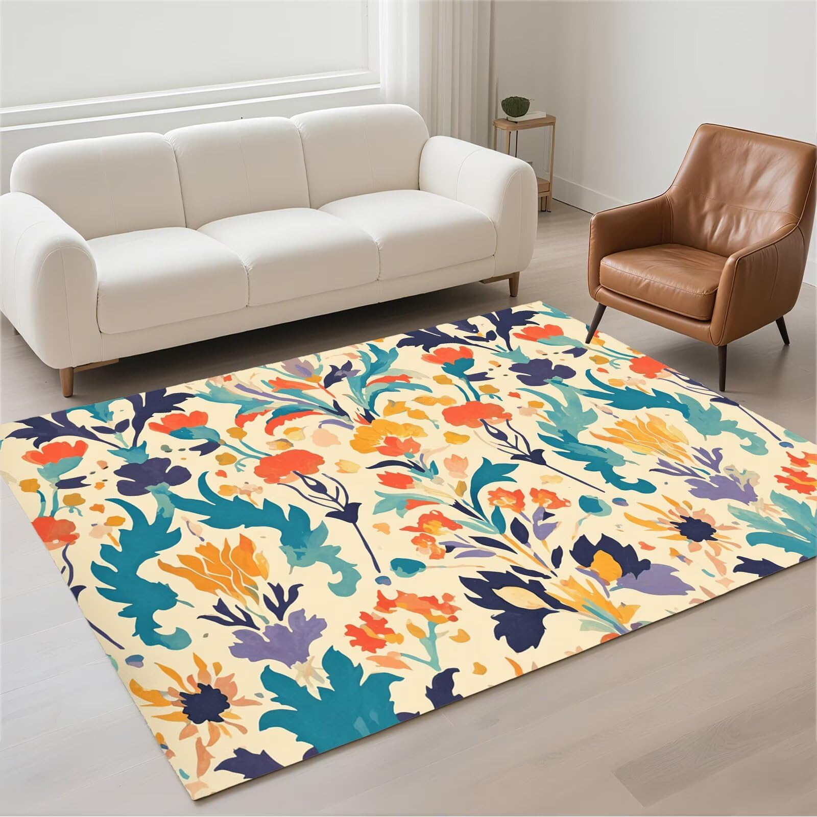 Tapis imperméable lavable en machine 50x80cm avec envers antidérapant