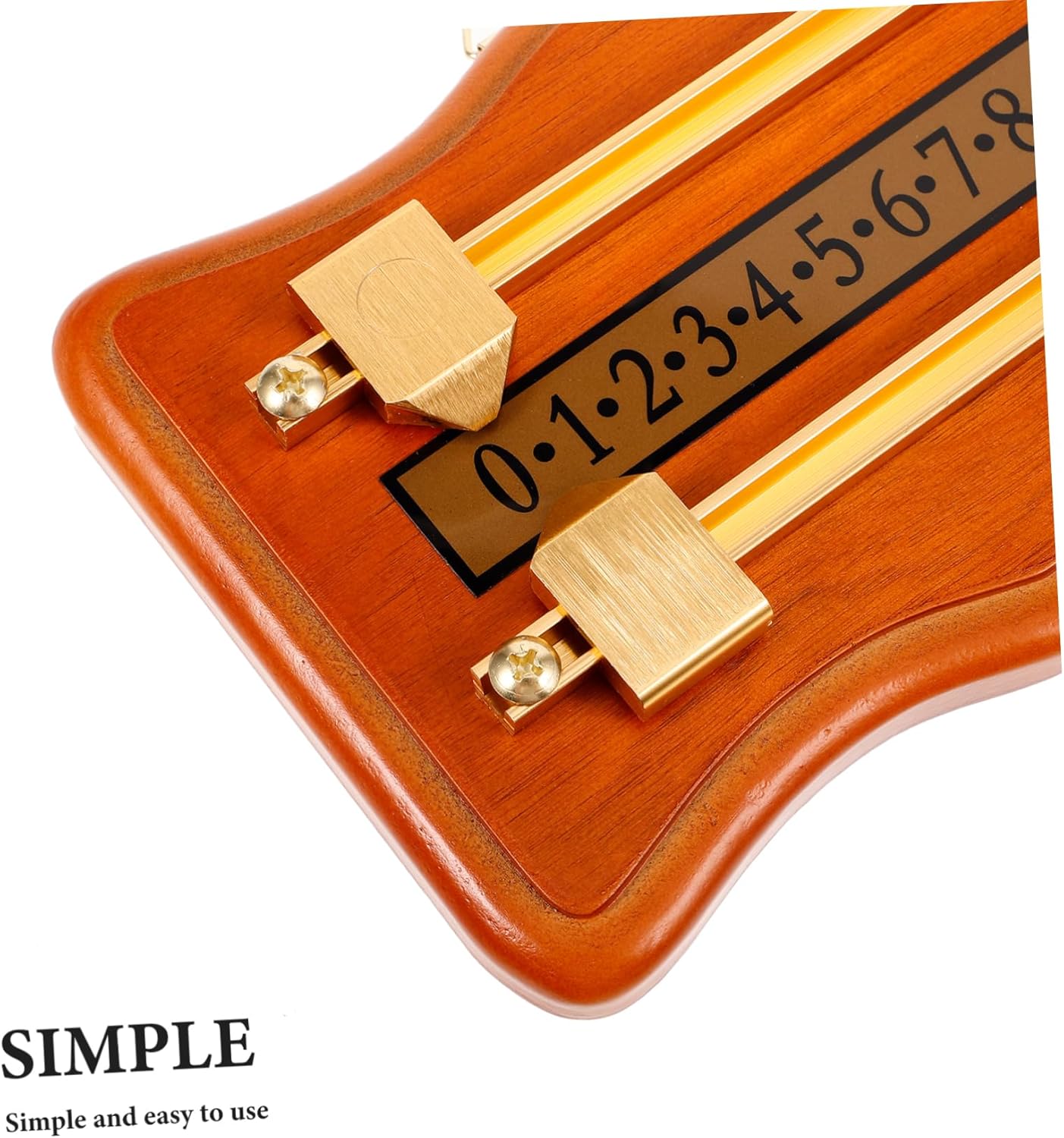 Portable Billiard Scoreboard with Protective Rail High-Density Board Snooker Scorekeeper for Accurate Scoring Billiard Enthusiasts and Game Rooms