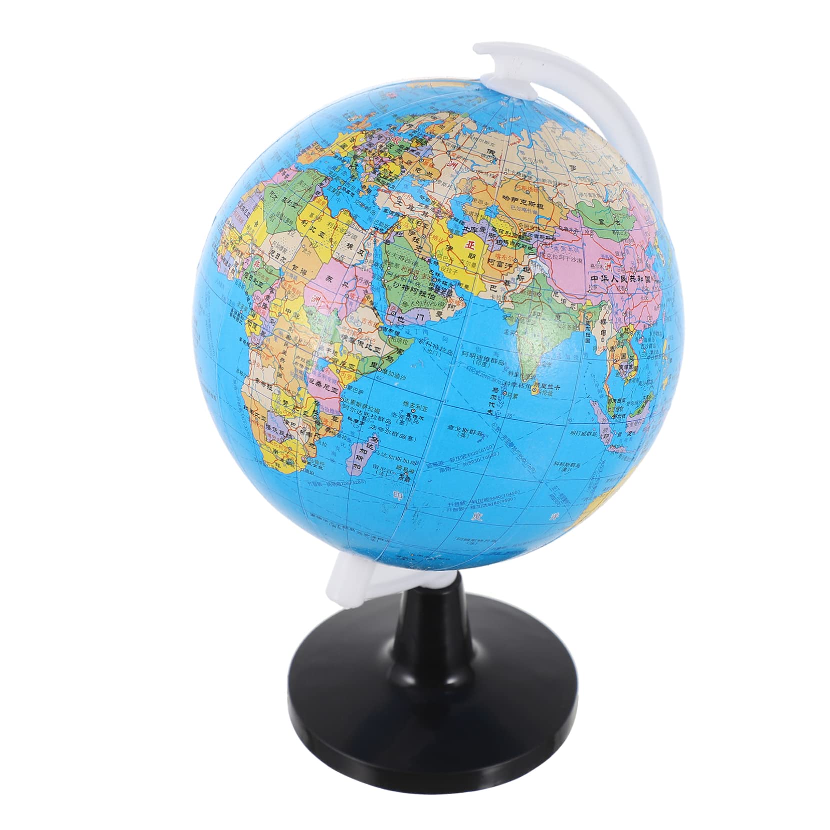 TOBBOMEY World Globe with Stand Educational Globe for Geography for Classroom Office Decor and Home Decoration