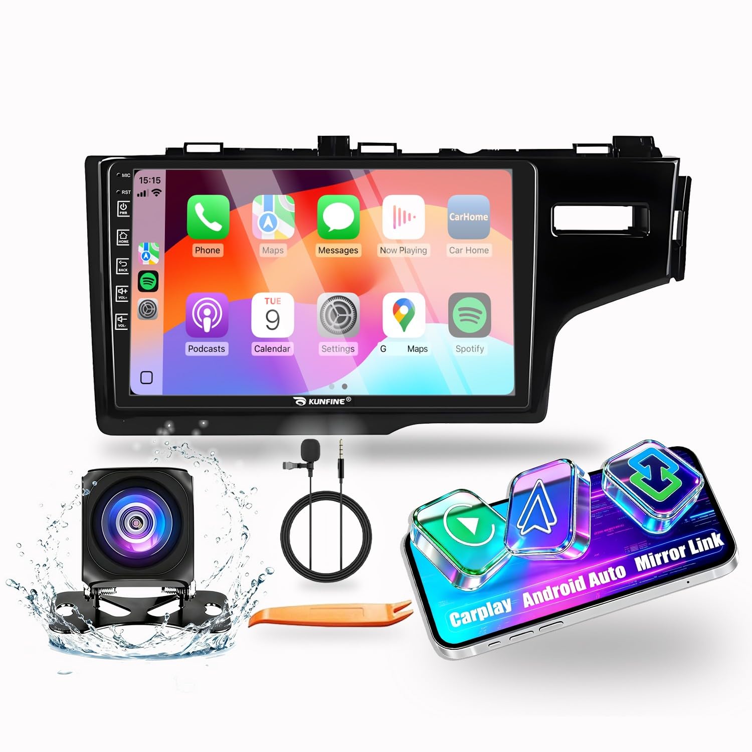 Amazon.com: for Honda Fit Jazz 2015-2020 RHD CarPlay Android Auto