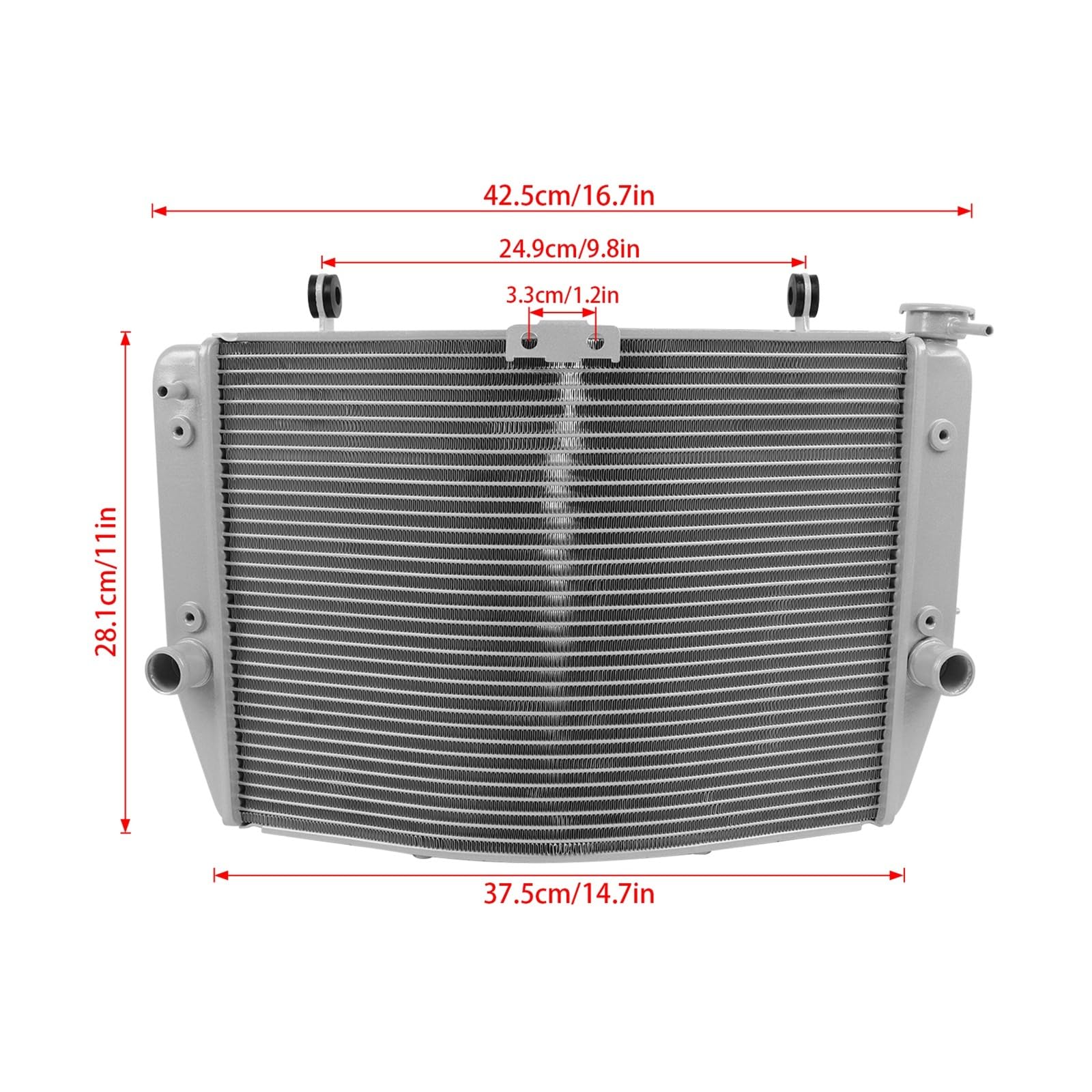Pasuje Do GSXR 1000 GSX-R1000 2017-2021 2022 GSXR1000 Chłodnica Motocyklowa Zbiornik Silnika Wymień Część Chłodząca Intercooler do turbiny samochodowy
