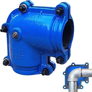 Pipe Repair Clamp 3 Inch Pipe Elbow(Outer Diameter of the Pipe is about 3.5 inch),90 Degree Elbow Leak Sealer,Short Radius,For PPR/PE/Iron Pipes With Threaded/Socket Connection Elbow