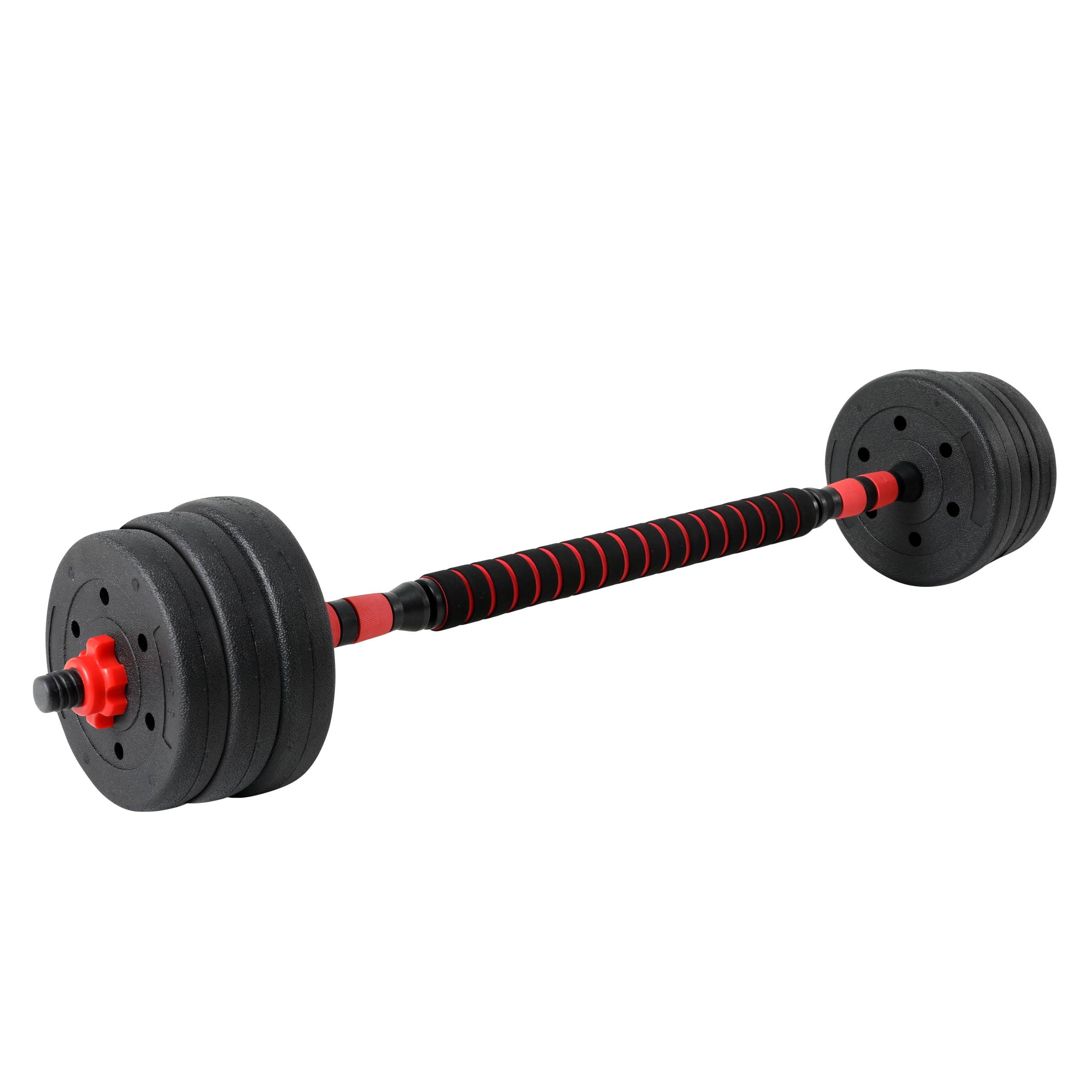 FFitness Regulowany Zestaw Hantli, Który Można Przekształcić w Sztangę, 6 w 1, Stojak do Pompek z Odważnikami Kettlebell, Dostępne Różne Ciężary 10-40 Kg (30)