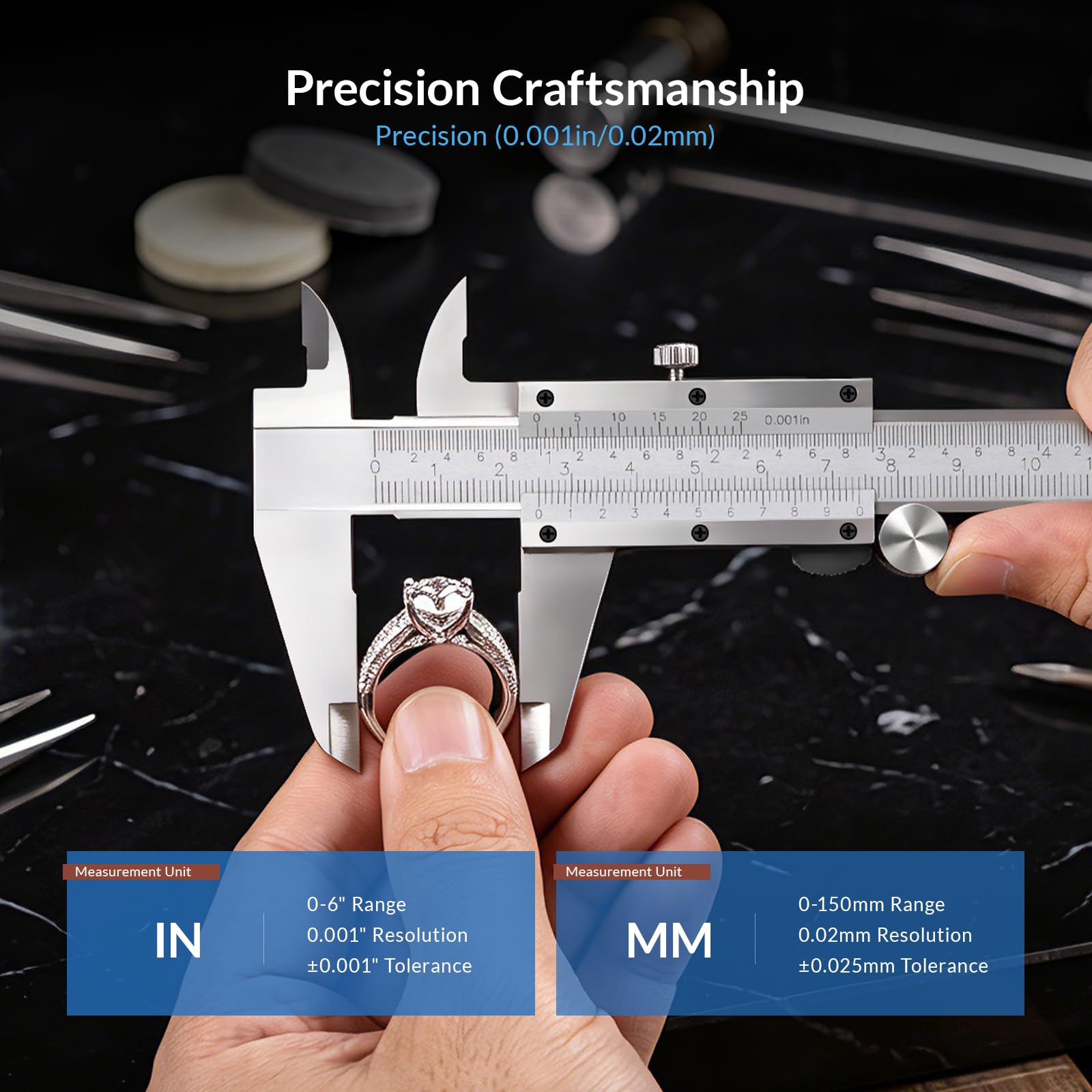 HARDELL Vernier Calipers - Precise Measurement Tool -5 HARDELL Vernier Calipers - Precise Measurement Tool -5