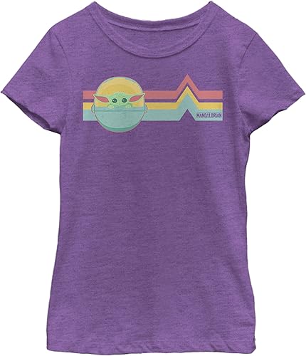 Star Wars The Mandalorian El Niño Retro Stripes T-Shirt